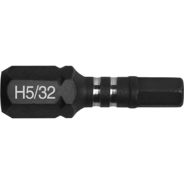 5/32" X 1'' HEX IMPACT INSERT BIT